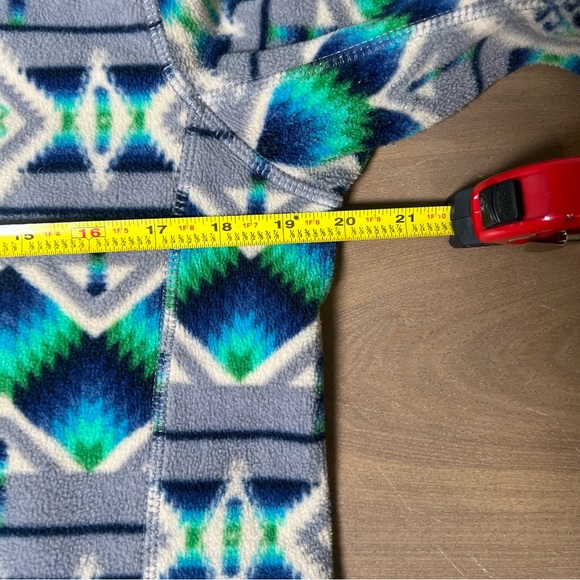 Powder River Outfitters Ladies Aztec Quarter Zip Pullover Size Medium - Picture 12 of 12